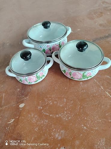 buxar qazan: Qazan, rəng - Ağ, Qranit — 1