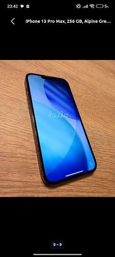 iphone 16 pro baki: IPhone 13 Pro Max, 256 GB, Alpine Green — 9