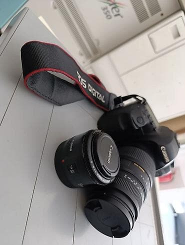 ikinci el iphone 13 pro max: Canon 5D Mark 2.Üzərində 70 300 və 50 mm 2 ədəd obyektiv ilə — 5