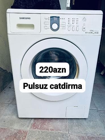 Paltaryuyan maşın Samsung, 6 kq, Avtomat, Qurutmasız, Kredit yoxdur