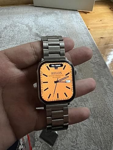 Yeni, Smart saat, Apple, Sensor ekran, rəng - Gümüşü