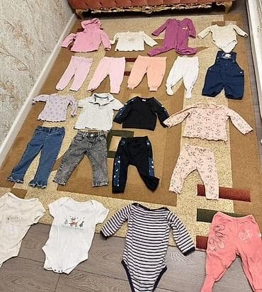 Dəstlər: Uşaq geyimləri dəsti – qız üçün qarışıq paket Paketin tərkibi: - 2 — 1