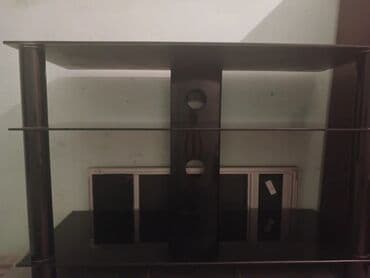 plasmas qutu: Düz TV altlığı, Polkalı, Şüşəli — 3