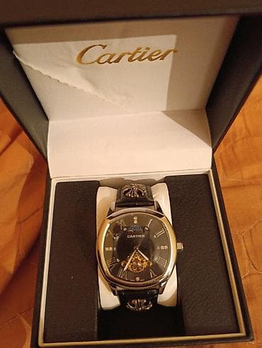 toy geyimi: Cartier kişi qol saatı - Brend: Cartier - Qutu və daxili brend yazılı — 1