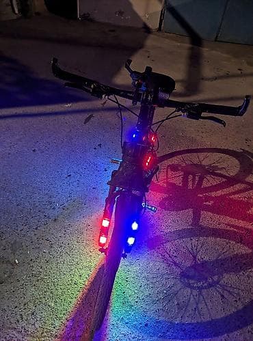 Велосипеды: STRIM X1 9600 dağ velosipedi – gecə sürüşləri üçün tam işıqlandırma — 10