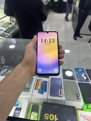 telefon qoyan: Samsung Galaxy A25, 128 GB, rəng - Mavi, Barmaq izi — 4