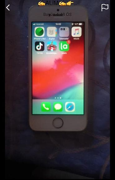 iphone 10: IPhone 5s, 16 GB, Barmaq izi, Simsiz şarj, Face ID — 2