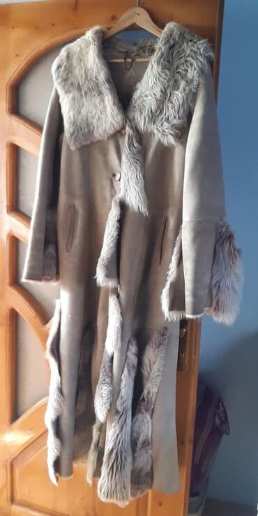 Paltolar: Kürk, XL, rəng - Bej — 2