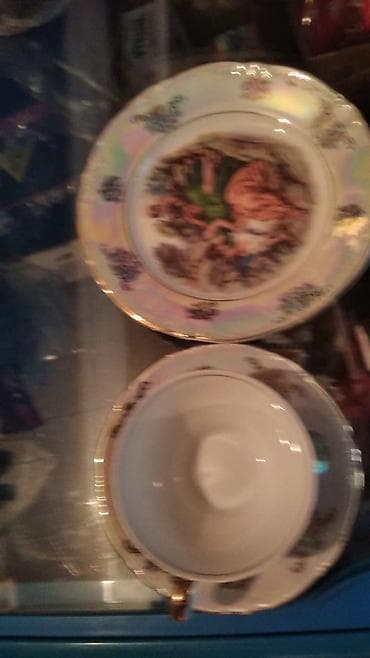 solar panel: Nahar dəsti, rəng - Qızılı, Farfor, Madonna, 96 nəfərlik, Almaniya — 4