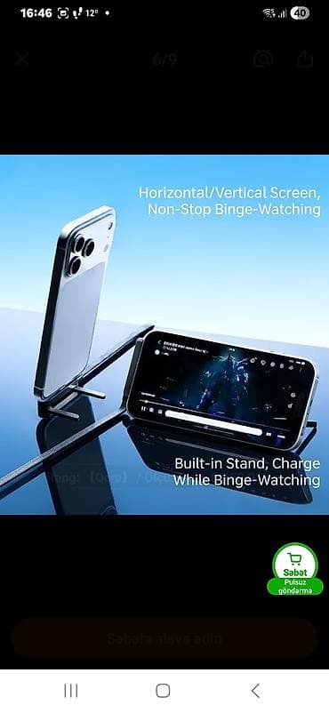 seki telfon: Kabel Baseus, Type C (USB-C), Yeni — 4