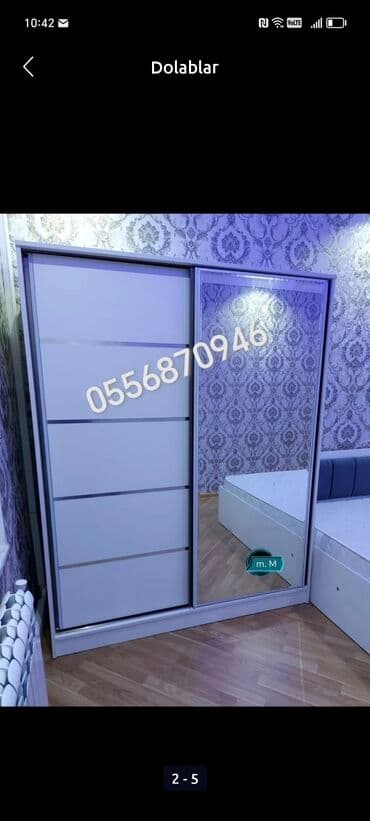 mətbəx skaflari: Yeni, Açılan, 3 qapılı Düz dolab, Qarderob, paltar dolabı, Azərbaycan — 25