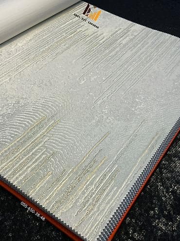 divar kagzi: Müasir dizaynlı divar kağızı – metallik parıltılı abstrakt xətt — 2