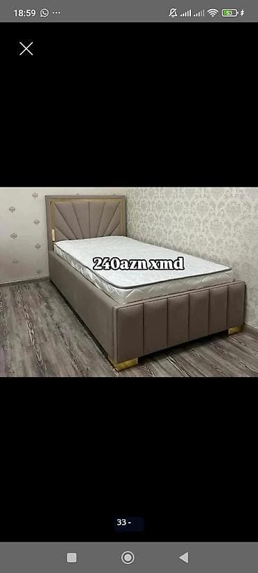 intex matras: Tək nəfərlik çarpayı və döşək dəsti. - Ölçü: standart tək nəfərlik — 1