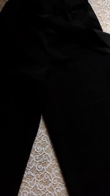 Qadın şalvarı – qara rəng - Model: Yüksək belli, rahat kəsim - Bel lalafo.az -da Qadın şalvarı – qara rəng - Model: Yüksək belli, rahat kəsim - Bel