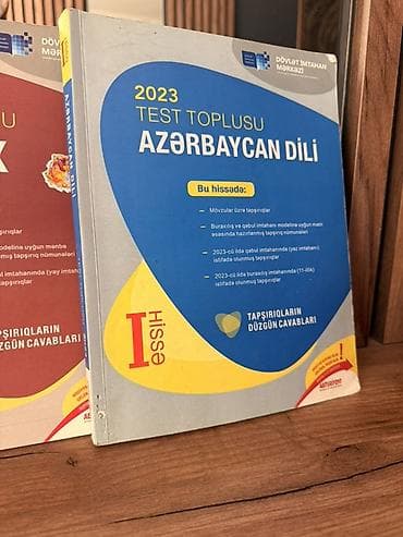 İdman və hobbi: Məhsul: DİM “Test Toplusu 2023” kitabları dəsti Tərkib: - Tarix – — 3