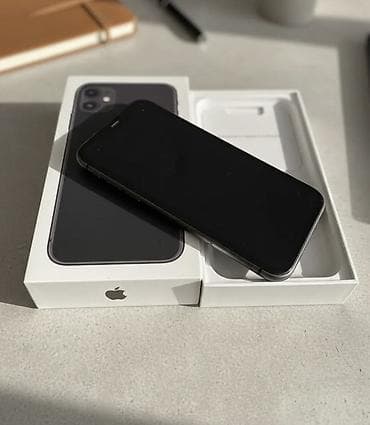 ayfon nauşnik: IPhone 11, 64 GB, Qara — 1