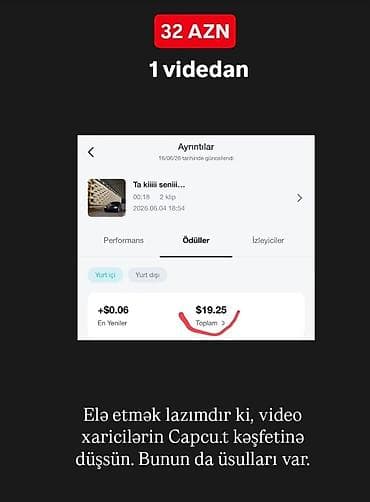 Обучение, курсы: CapCut kəşfiyyatında videonun görünürlüğünü artırmaq və xarici — 1