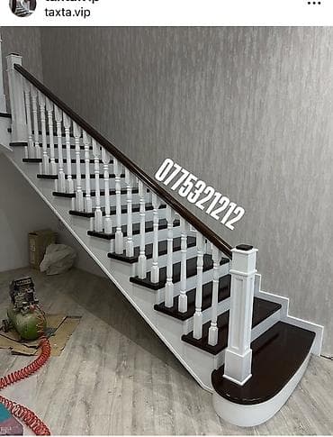 gence taxta: Yeni Pilləkən məhəccəri, Taxta, Pulsuz çatdırılma — 5