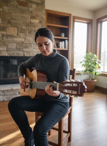 gitara: Akustik gitara, 6 sim, İşlənmiş, Pulsuz çatdırılma — 1