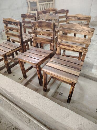 leylandra ağacı: Mətbəx üçün, Qatlanmayan, Stul — 1