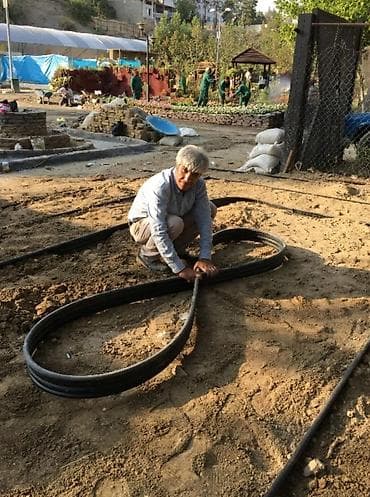 qazon biçen: PVC .Divider .bu məhsul qazon və daşlar və ya iki növ daşı ayırmaq və — 5