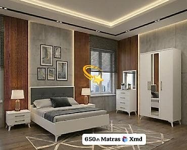 tum: Müasir yataq otağı dəsti Komplektin tərkibi: - Çarpayı (iki — 1