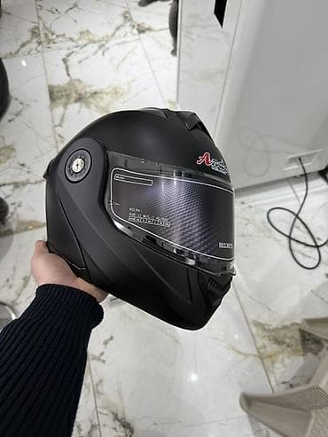 motor c50: Motodəbilən tam üzlü kaska – mat qara - Tip: Full-face motosiklet — 3