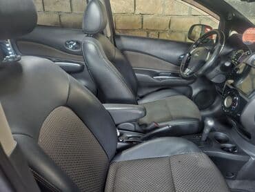 rustavi masin bazari: 1.2 turbo matorTünd qırmızı rəngdə Nissan Note Hetçbek avtomobili, həm — 10