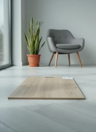 döşəmə taxtaları: Açıq rəngli, taxta görünüşlü laminat döşəmə paneli. Döşəmənin quruluşu — 1