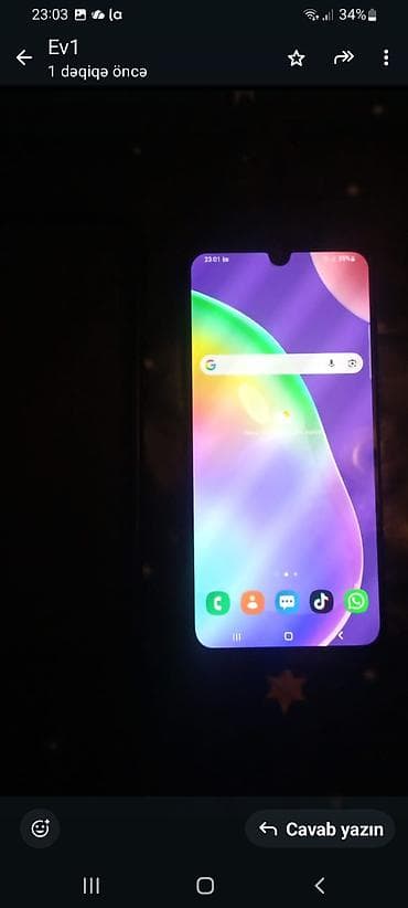 samsung 4s: Samsung Galaxy A31, 128 GB, rəng - Mavi, İki sim kartlı — 2