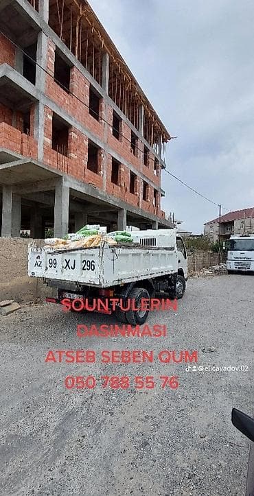 Xidmət: Tikinti materiallarının və tullantıların daşınması - Şəhər