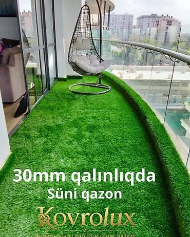 təbii qazon: 🌿 Süni Qazon Satışı 🌿 Müasir və baxımsız yaşıl məkanlar yaratmaq — 3