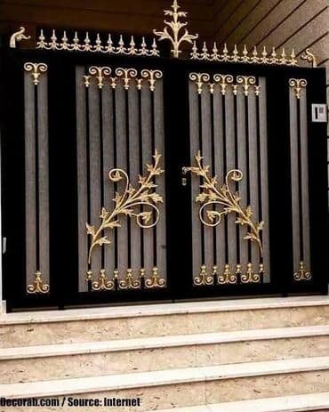 hasar ustu jaluz: Металл Дворовые ворота, Распашные — 3