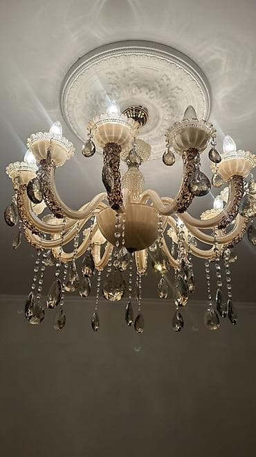 cılcıraqlar: Çılçıraq, 10 və daha çox lampa, Metal — 3