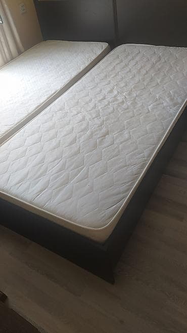İşlənmiş, Təknəfərlik çarpayı, Bazasız, Matras ilə, Siyirməsiz — 1