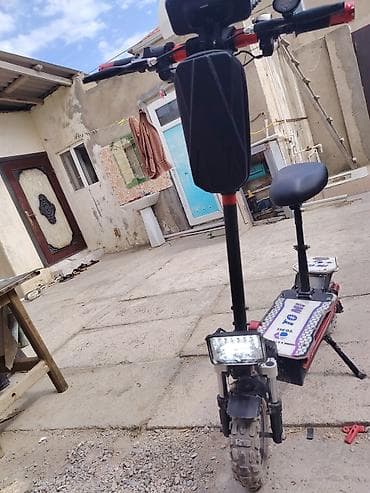 electro gitara: Elektrik skuter – off-road təkərlər və oturacaqlı Xüsusiyyətlər: - — 5