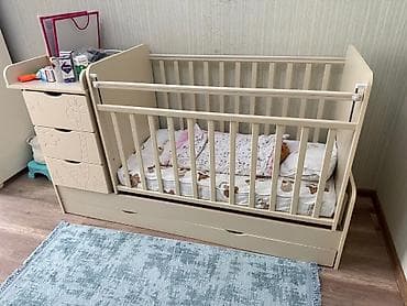 Oğlan və qız üçün, Çarpayı, Matras ilə, Siyirməli