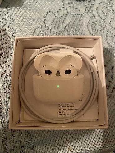 zile telefoni iphone: Orginal Apple AirPods (3-cü nəsil) – simsiz qulaqlıq Xüsusiyyətlər: - — 3