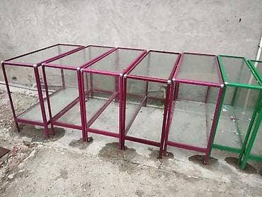 stend vitrin: Şüşə vitrin stendləri - Material: alüminium karkas + temperli şüşə — 2