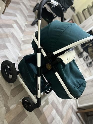 Модульные коляски: FORBABY uşaq arabası – çoxfunksiyalı yürüş sistemi - Rəng: tünd yaşıl — 2