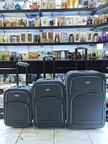 cemodanlar: Səyahət çamadanları dəsti – Monza - 3 ölçü: kiçik, orta və böyük — 1