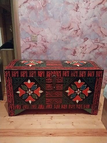 Другой декор и предметы интерьера: Əl işi dekorativ sandıq - Material: ağac - Üslub: ənənəvi/etnik — 1