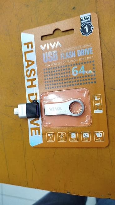 psj 3: Flash kart 64 GB, USB 3.0 — 2