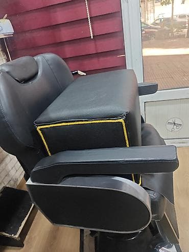 Bərbər kreslosu üçün Pofik satılır Deri materialıdır Uşaq saçı kəsmək — 2