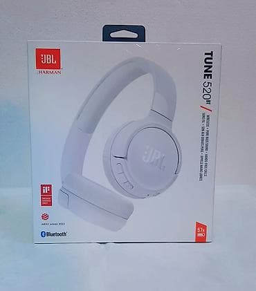 Yeni Simsiz (Bluetooth) Qulaqcıqlar, JBL, rəng - Ağ