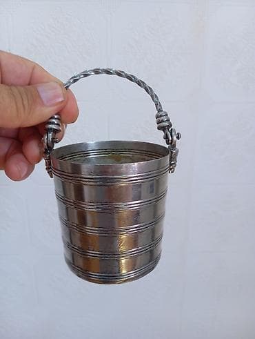 novruz dekorlar: Ralph Lauren metal dekorativ vedrə - Brend: Ralph Lauren (qabın alt — 3