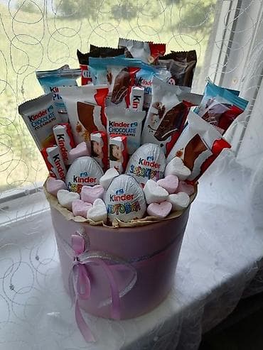 Şirin hədiyyə qutuları – plyuş oyuncaq + şirniyyat seçimi İstədiyiniz — 9