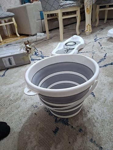 uşaq yelenceyi: Uşaq üçün qatlanan vanna + anatimik hamam oturacağı - Material — 10