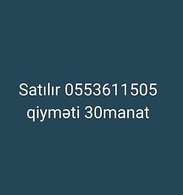 Elan: Satılır — qiyməti 30 manat. Məhsul haqqında əlavə təsvir və
