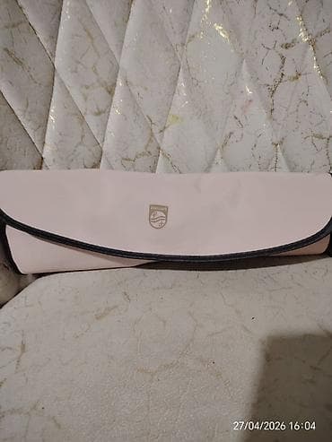 Philips saç ütüsü + qutu - Brend: Philips - Rəng: krem/ağ ton -